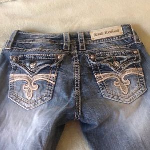 Rock Revival low rise Capri jeans